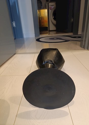 Erkek Siyah Deri Gotik Boks standlı - Görsel 3