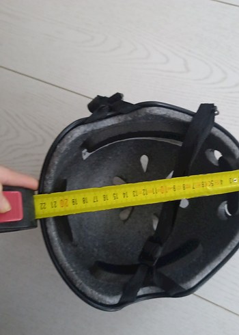 Siyah Kayışlı Biker paten bisiklet çocuk  Kaskı - Görsel 4