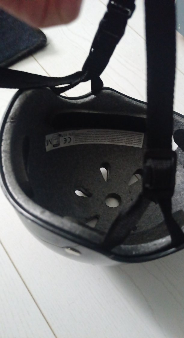 Siyah Kayışlı Biker paten bisiklet çocuk  Kaskı - Görsel 3