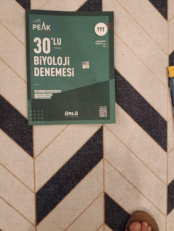 PEAK TYT 800 Soru ve 30'lu Biyoloji Denemesi - Görsel 2