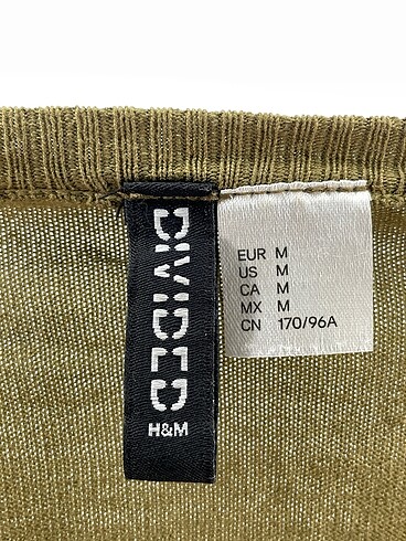 m Beden haki Renk H&M Hırka %70 İndirimli.