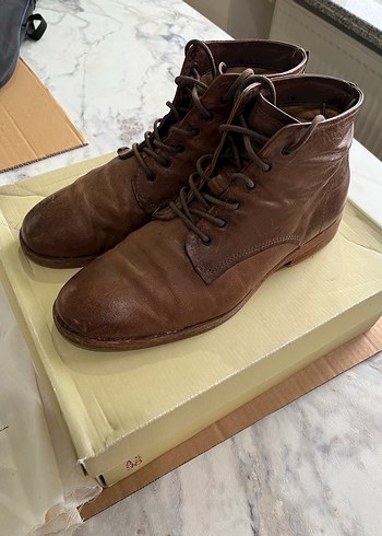AS 98 Erkek Kahverengi Deri Bot 43 Numara - Görsel 3