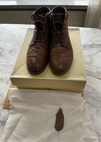 AS 98 Erkek Kahverengi Deri Bot 43 Numara - Görsel 2