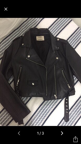 Bershka deri ceket