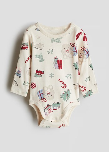H&M uzun kollu pamuklu body