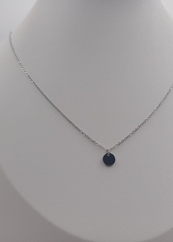 Minimalist Gri Kolye