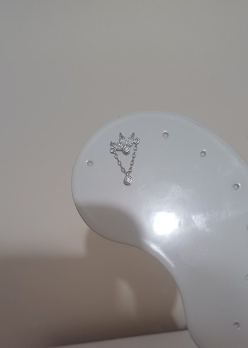  Beden beyaz Renk 925 sterline piercing