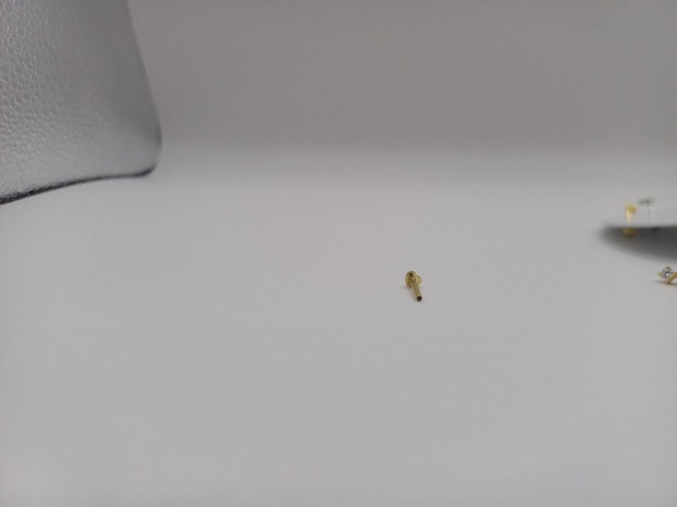 925 sterline 18K piercing - Görsel 2