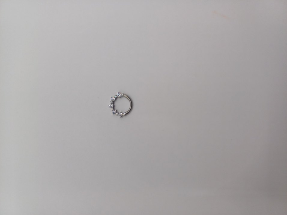 ASTM136 Titanium piercing Daith/septum - Görsel 2