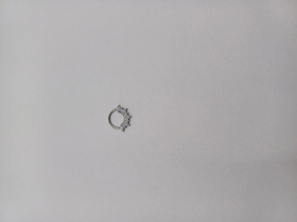 ASTM136 Titanium piercing Daith/septum - Görsel 2