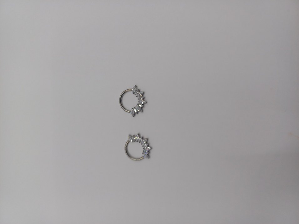 ASTM136 Titanium piercing Daith/septum - Görsel 3