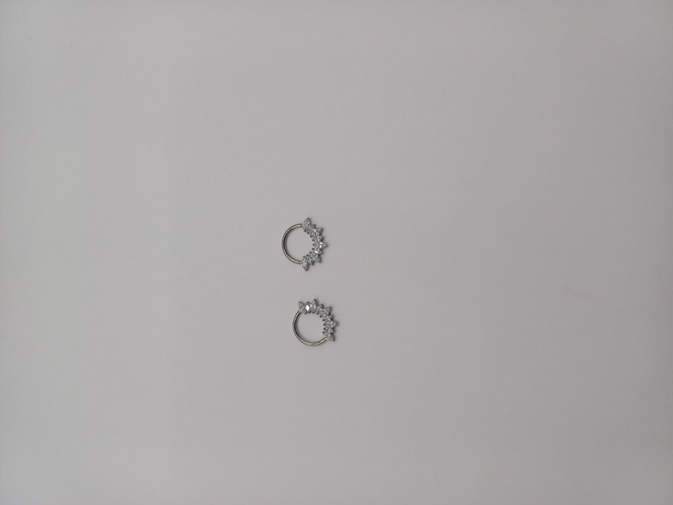 ASTM136 Titanium piercing Daith/septum - Görsel 4