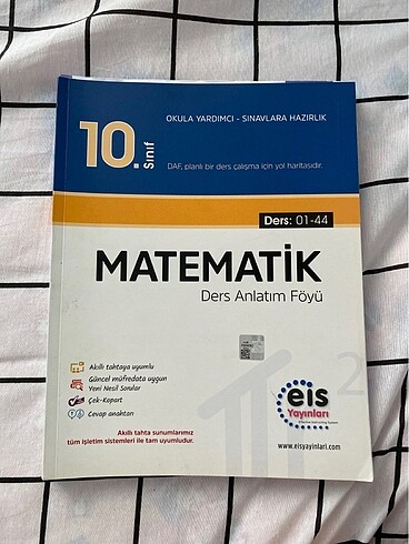 Eis yayınları 10.sınıf matematik ders föyü