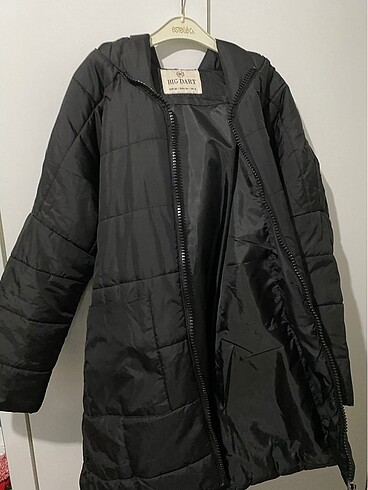 s Beden siyah Renk Bigdart oversize şişme mont