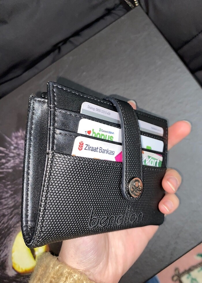 Bennetton cüzdan - Görsel 5