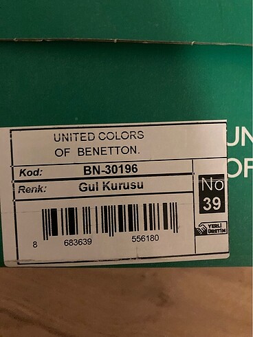 39 Beden Converse modeli Benetton