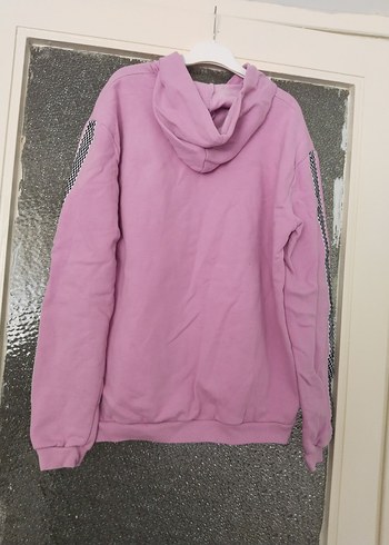 Diğer Kadın Pembe Kapüşonlu Uzun Kollu Sweatshirt