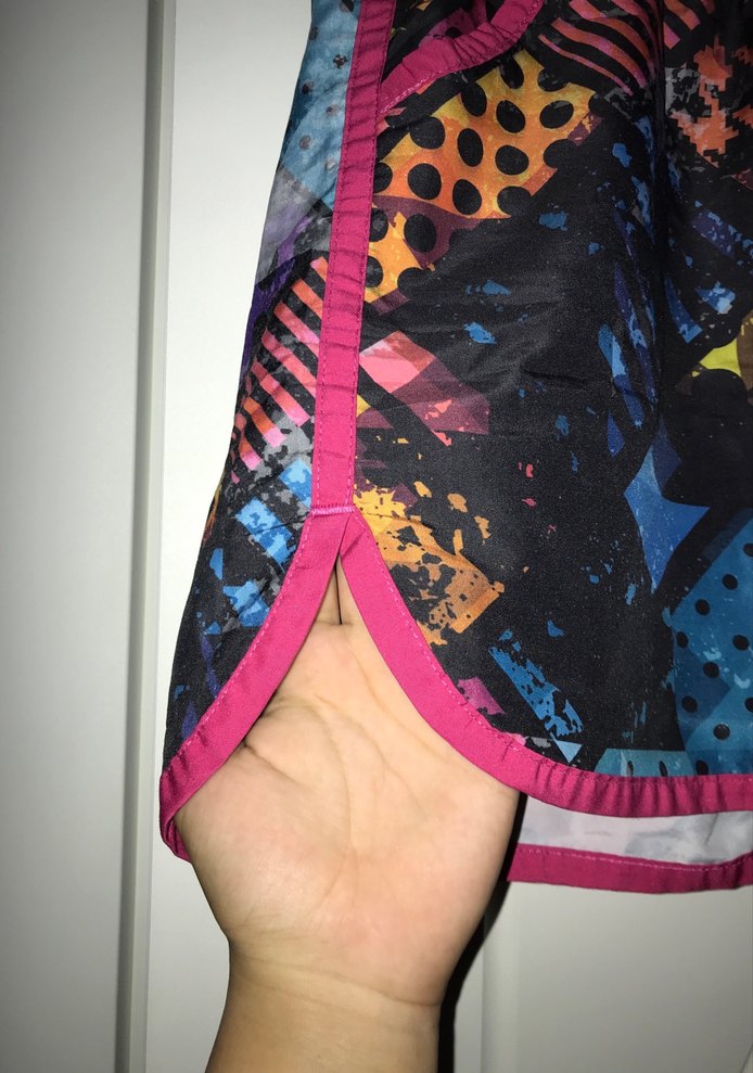 Renkli Batik Desenli Kadın Deniz Şort - Görsel 2