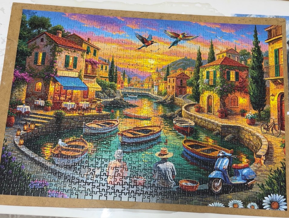 1000 Parça Renkli Manzara Puzzle - Görsel 2