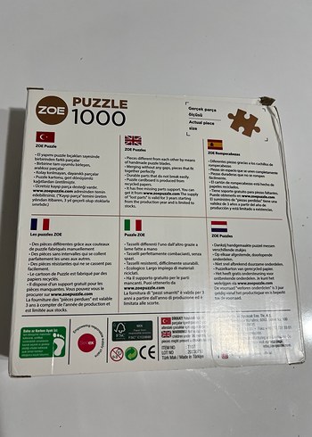 Renkli Deniz Kenarı Manzaralı Puzzle - Görsel 3