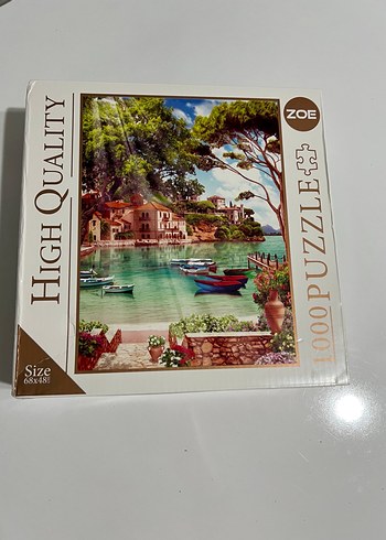 Renkli Deniz Kenarı Manzaralı Puzzle - Görsel 2