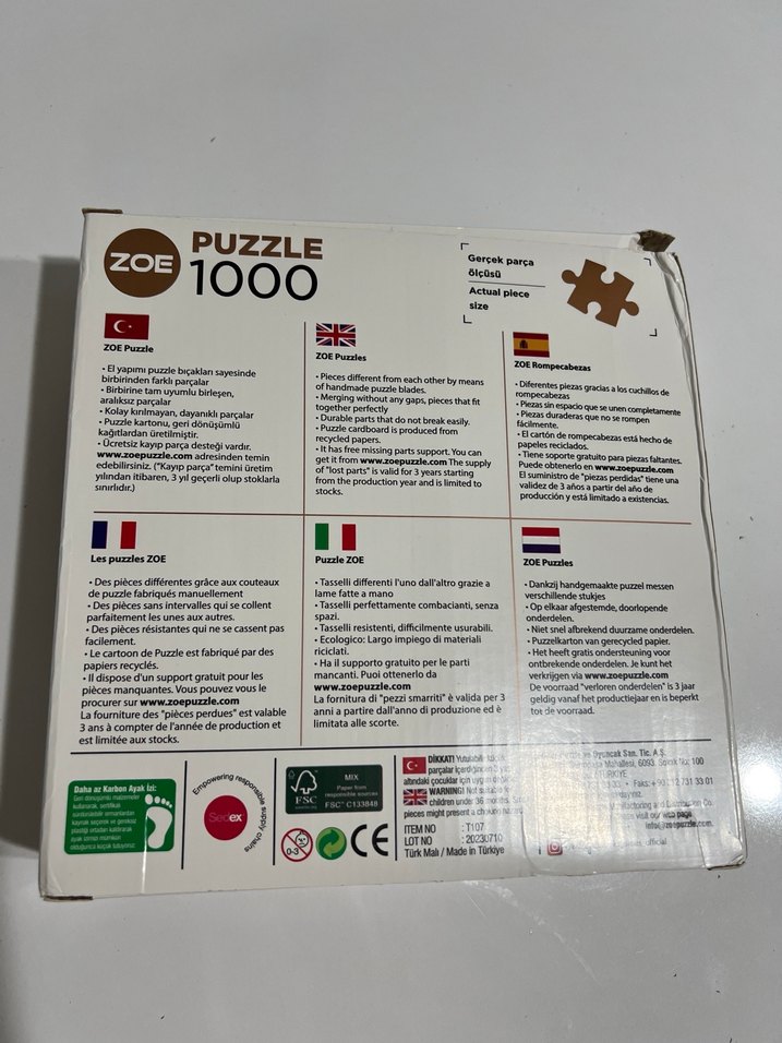 Renkli Deniz Kenarı Manzaralı Puzzle - Görsel 3