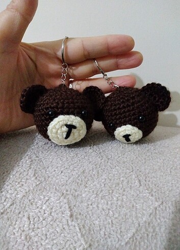 Amigurumi ayıcık anahtarlık 