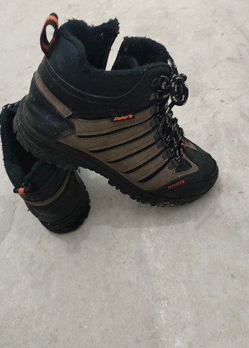 Erkek Kahverengi Gri Bağcıklı Outdoor Bot - Görsel 2