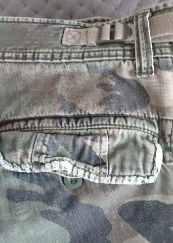 MAVİ JEANS KAMUFLAJ PANTOLON - Görsel 4