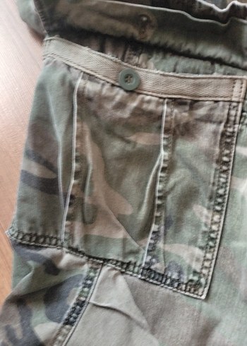 MAVİ JEANS KAMUFLAJ PANTOLON - Görsel 3