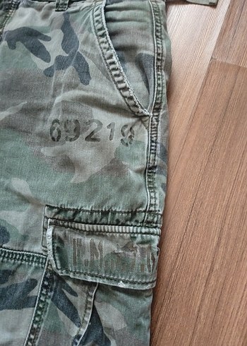 MAVİ JEANS KAMUFLAJ PANTOLON - Görsel 2