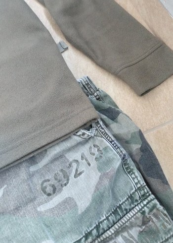 MAVİ JEANS KAMUFLAJ PANTOLON - Görsel 5