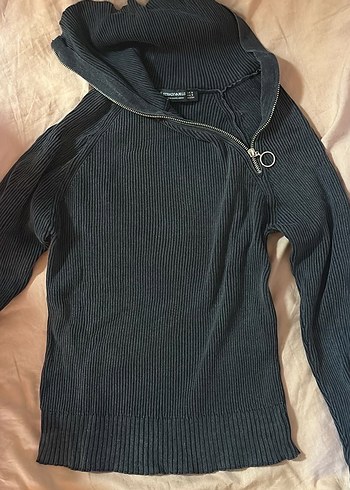 Stradivarius Gri Kadın Kazak
