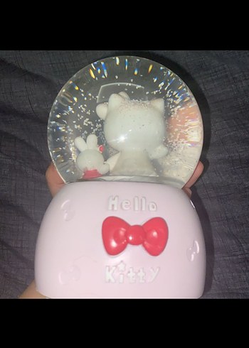 Pembe Hello Kitty Kar Küresi bir kar küreside ben hediye ediyoru - Görsel 3