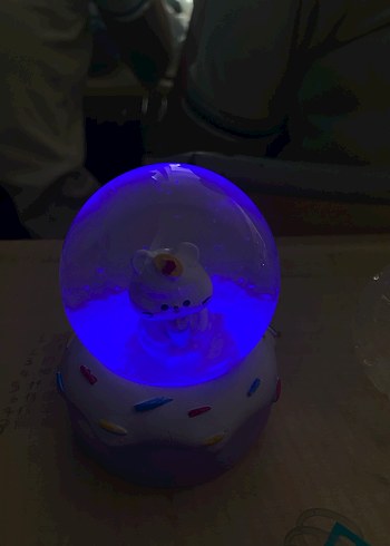 Renkli Ayıcık Figürlü Kar Küresi - Görsel 2