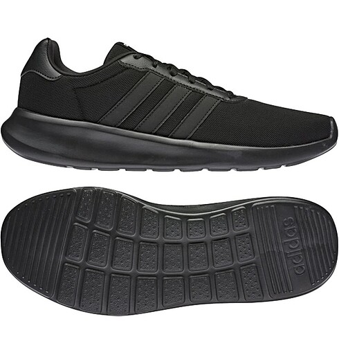 42 Beden siyah Renk Orjinal Adidas Racer 3.0 Siyah Ayakkabı