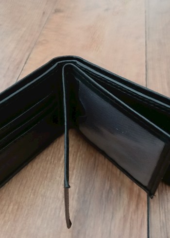 Siyah Deri Erkek Cüzdanı - Görsel 2