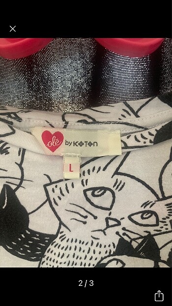 Koton Kedi Koton tişört