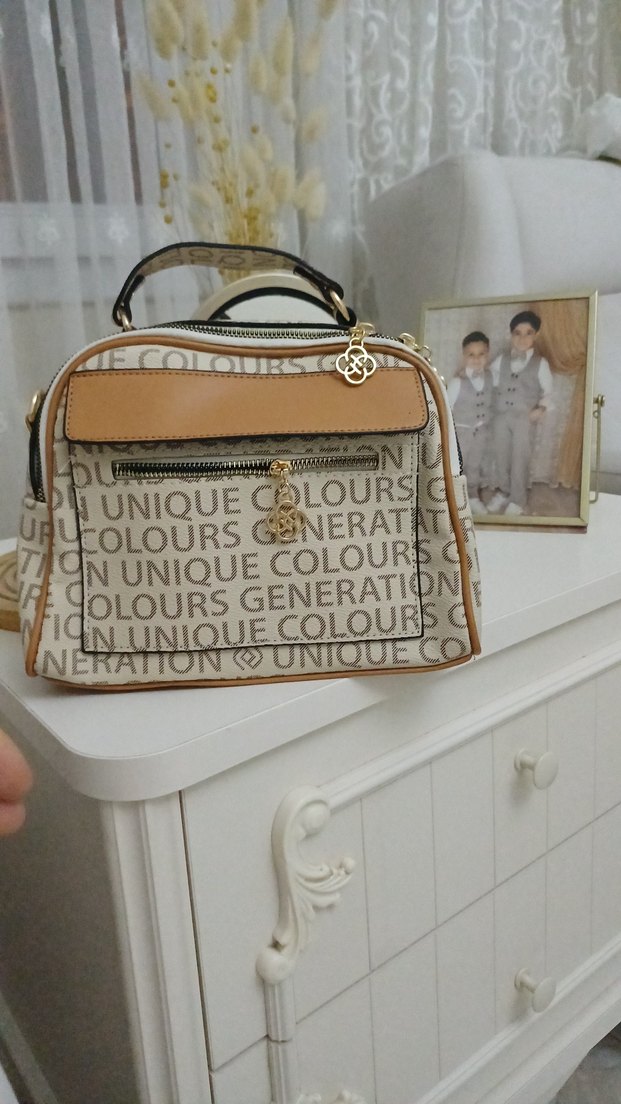 Klasik Şıklık Kahverengi Deri Kadın Çanta - Görsel 3