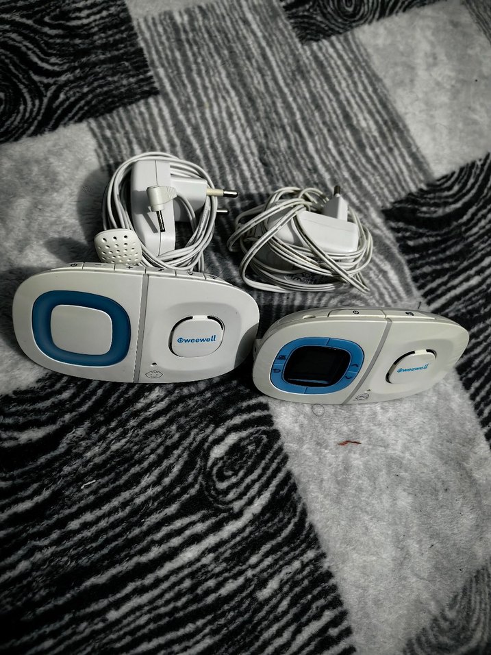 wewell Beyaz ve gri bebek telsizi - Görsel 2