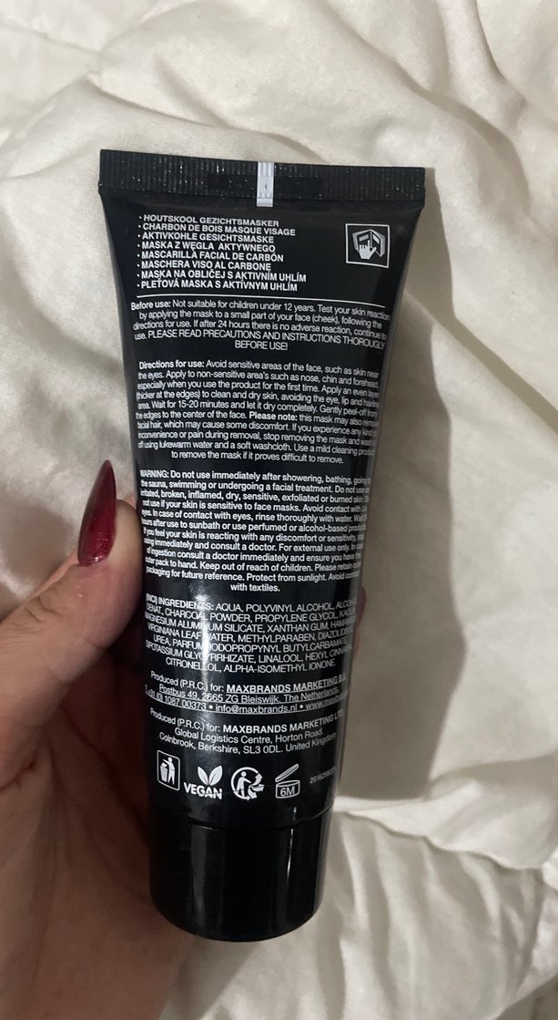 Kömürlü Soyulabilir Siyah Nokta Maskesi - Görsel 2