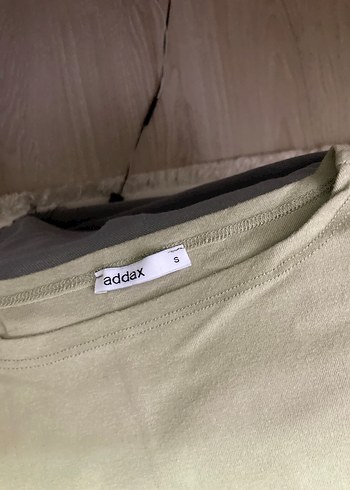 Bej Kadın Crop Top, Kısa Kollu, - Görsel 3