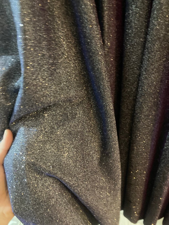 Straplez Drapeli Uzun Mor Abiye Elbise - Görsel 2