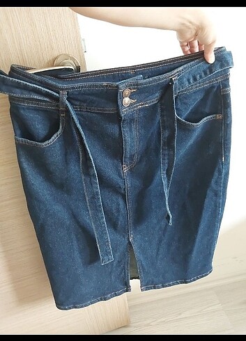 xl Beden mavi Renk Etek (jeans)