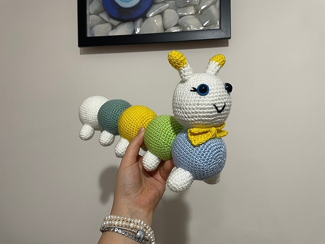 Amigurumi tırtıl