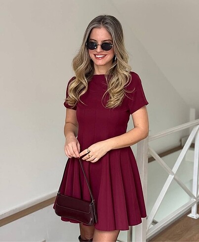 Zara model elbise