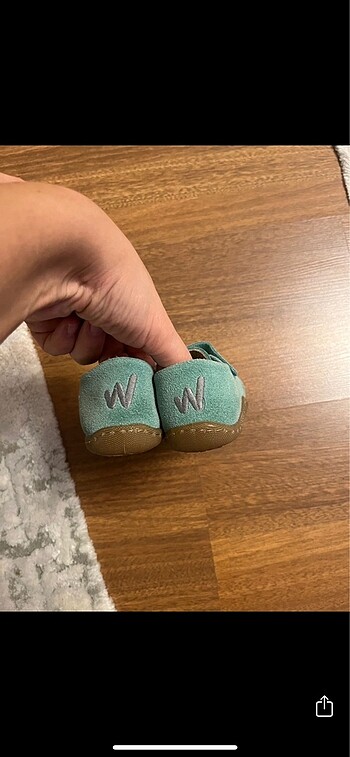 21 Beden turkuaz Renk Babywalk ayakkabı