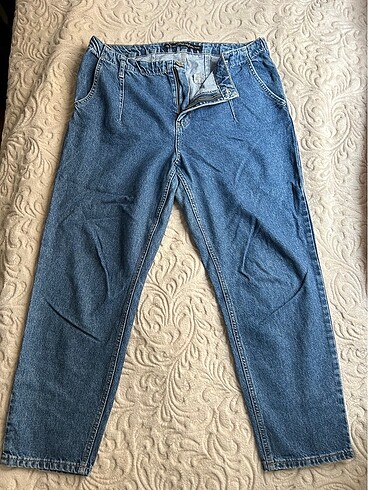 Kot pantolon Boyfriend Düz paça