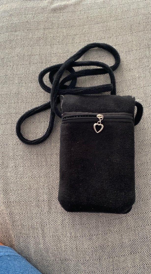 Kedi Desenli Gri Kedi Aksesuar Çantası - Görsel 2