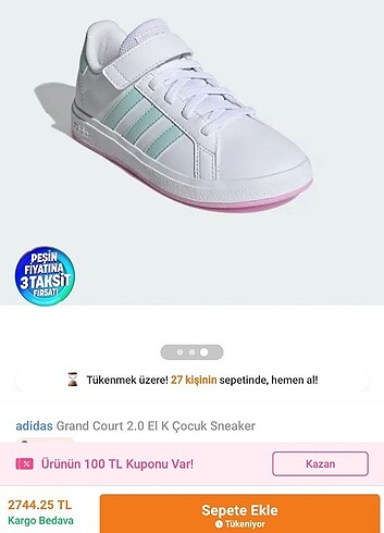 Adidas Çocuk spor ayakkabı